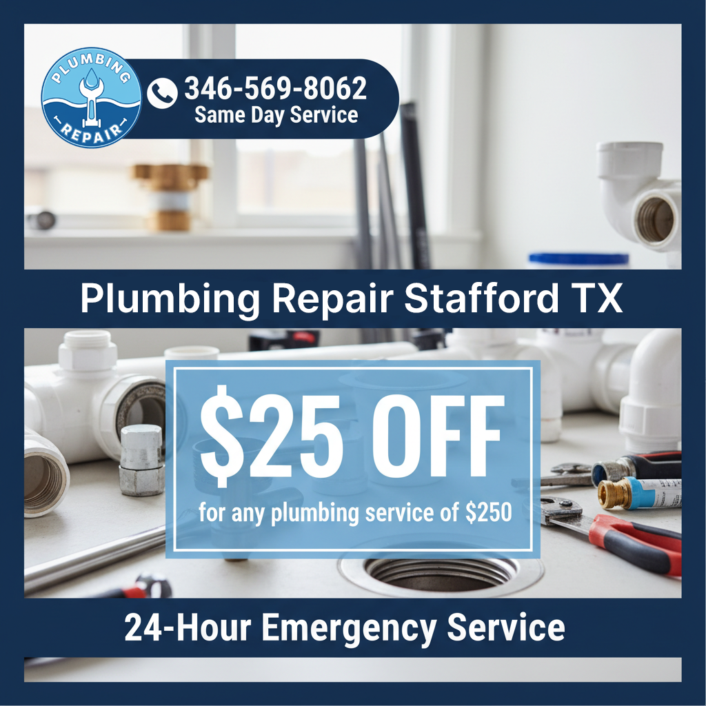 Plumbing Discount Coupon Stafford TX